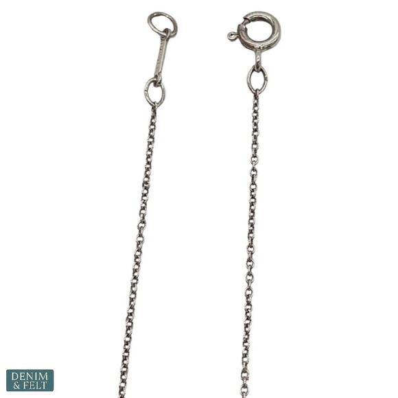 Tiffany & Co. Paloma Picasso Loving Heart Necklace Sterling Silver 16” Chain - Picture 15 of 15